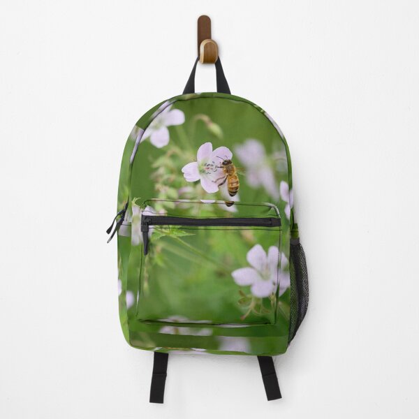 Item preview, Honey works. Wood Cranesbill and Honey Bee designed and sold by Jouko Lehto Photography.