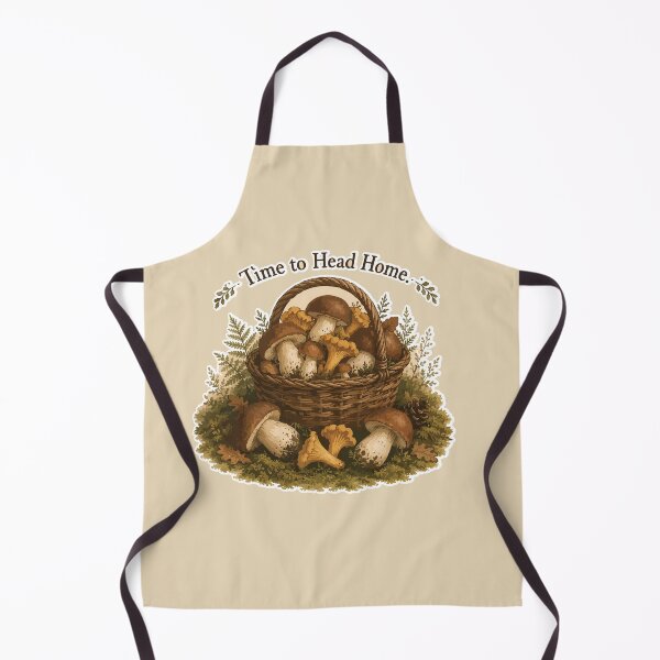 Item preview, Time to Head Home Mushroom Sticker | Mushroom Hunting Basket | Forest Foraging | Mycology Gift | Cottagecore Nature Art designed and sold by SimplePoDesign.
