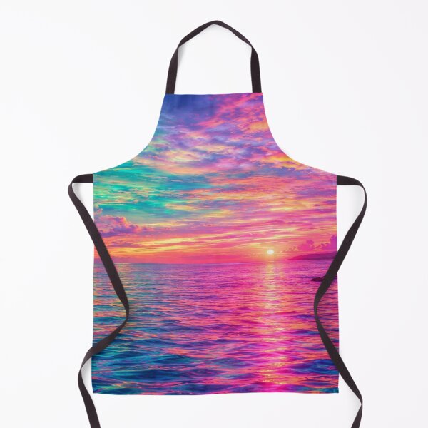 Item preview, Vibrant Rainbow Ocean Sunset – Colorful Tropical Seascape Landscape designed and sold by Wild Bloom Paws.