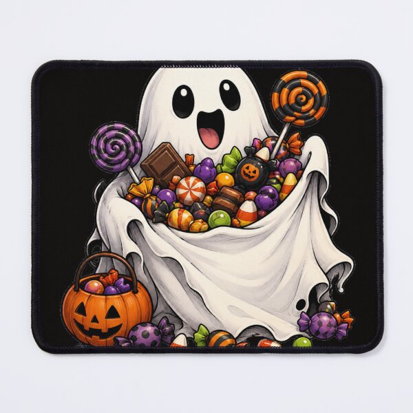 Item preview, Little ghost with sweets designed and sold by Brejko.