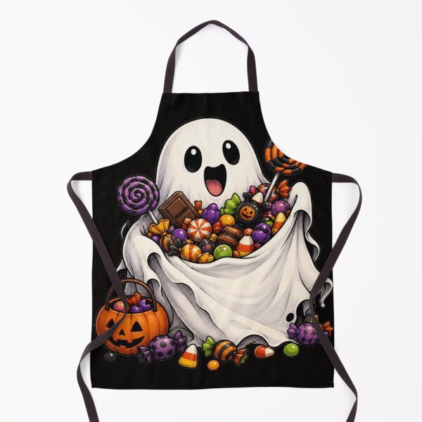 Item preview, Little ghost with sweets designed and sold by Brejko.