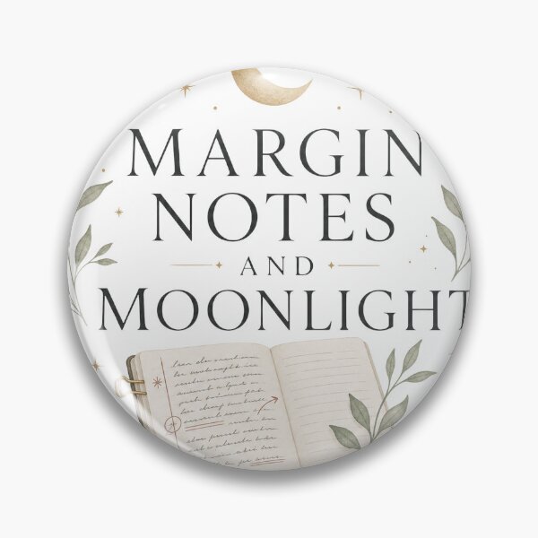 Item preview, Margin Notes And Moonlight - Bookish Reading Design designed and sold by GoverArt.
