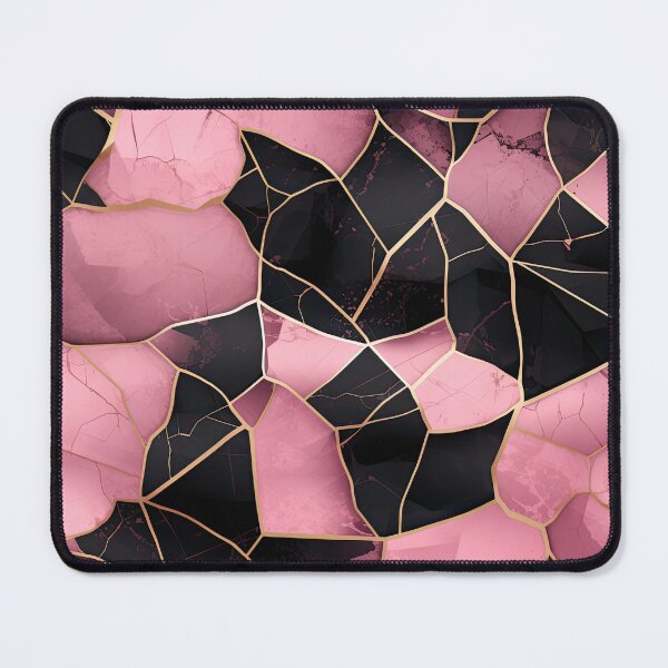 Aperçu de l'œuvre Motif marbre rose doré créée et vendue par obstinator.
