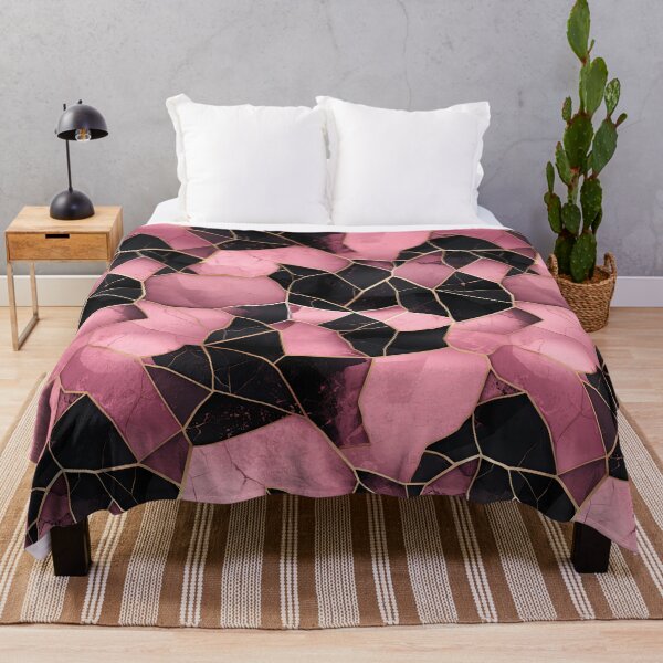 Item preview, Blush Marble Gold Pattern designed and sold by obstinator.