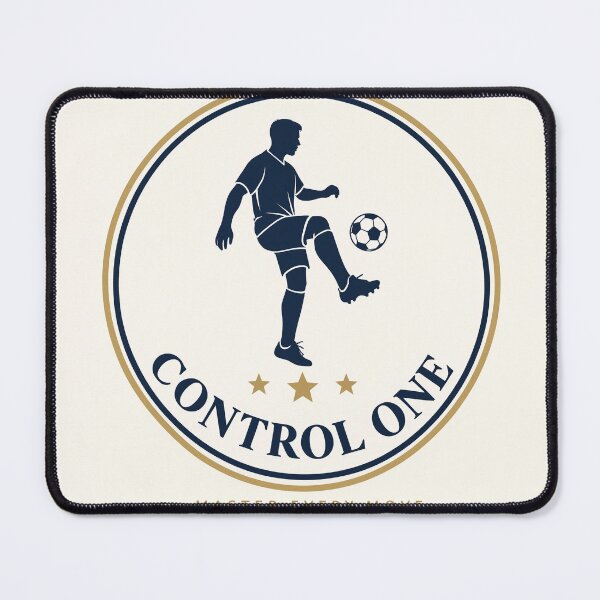 Item preview, Soccer player juggling ball in emblem. Football athlete controlling ball with foot in circular badge design. Masterful sports logo for team identity. designed and sold by Creative88Art.