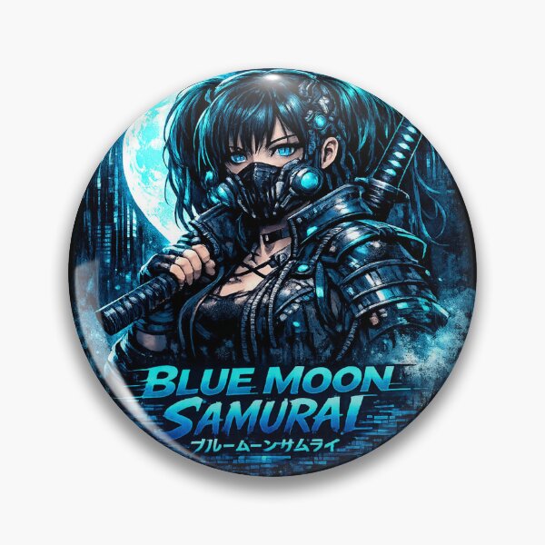 Item preview, Blue Moon Samurai designed and sold by BemzCorner.
