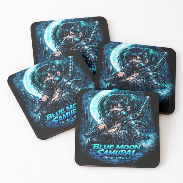 Artikelvorschau, Blue Moon Samurai entworfen und verkauft von BemzCorner.