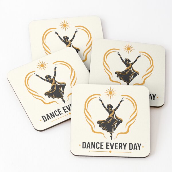 Item preview, Silhouette dancer leaping joyfully under sun. Energetic female performer celebrating movement and freedom. Inspirational daily fitness or wellness... designed and sold by Creative88Art.