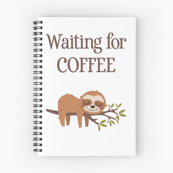 Item preview, Waiting for coffee relaxing sloth  designed and sold by palmandpaper.