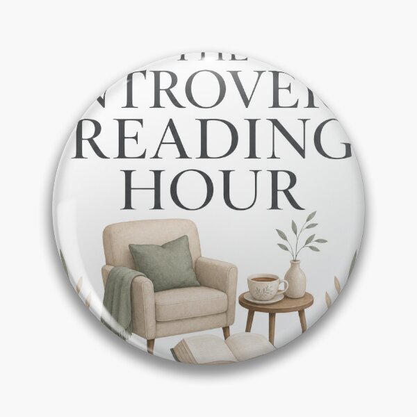 Item preview, The Introvert Reading Hour - Bookish Reading Design designed and sold by GoverArt.