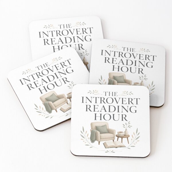 Item preview, The Introvert Reading Hour - Bookish Reading Design designed and sold by GoverArt.