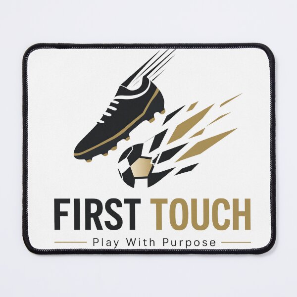 Item preview, Soccer boot kicking a ball. Football cleat striking sports equipment with motion blur. Youth athlete training for first touch skills. designed and sold by Creative88Art.