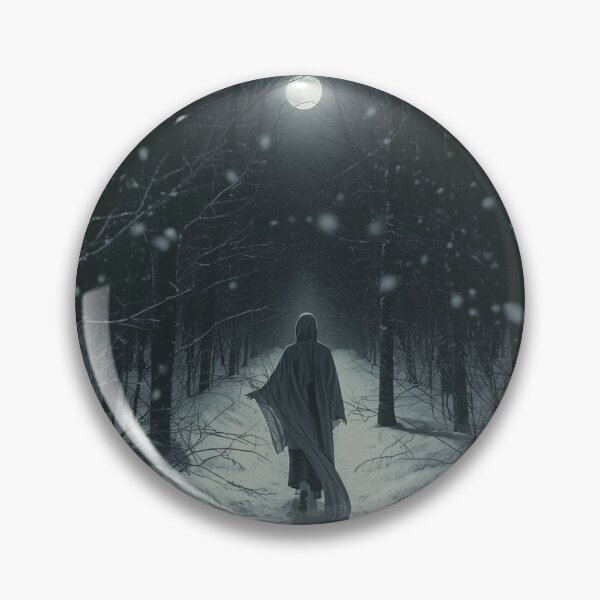 Item preview, Yuki-onna Snow Forest — Japanese Yokai Art designed and sold by Tokyo Neo Noir Collective .