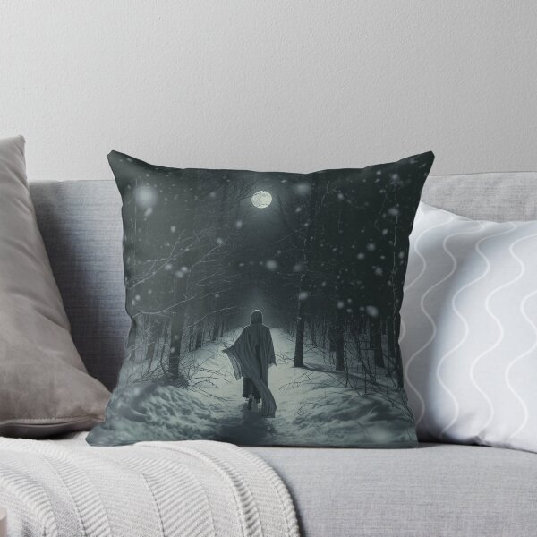Item preview, Yuki-onna Snow Forest — Japanese Yokai Art designed and sold by Tokyo Neo Noir Collective .