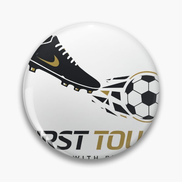Item preview, Soccer player making first touch on ball. Football boot connecting with sports equipment during training. Athlete demonstrating skill and precision... designed and sold by Creative88Art.