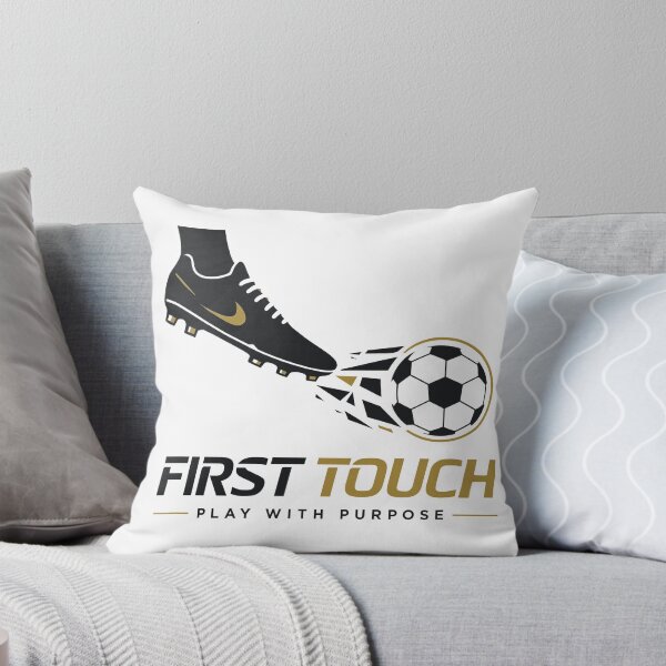 Item preview, Soccer player making first touch on ball. Football boot connecting with sports equipment during training. Athlete demonstrating skill and precision... designed and sold by Creative88Art.