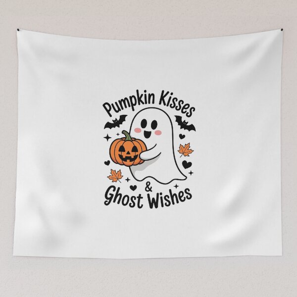 Item preview, PUMPKIN KISSES & GHOST WISHES designed and sold by jkrphoto.