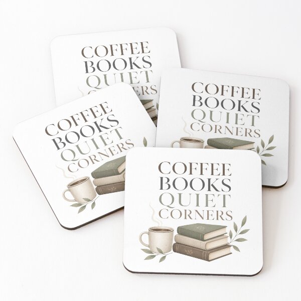 Item preview, Coffee Books Quiet Corners - Bookish Reading Design designed and sold by GoverArt.
