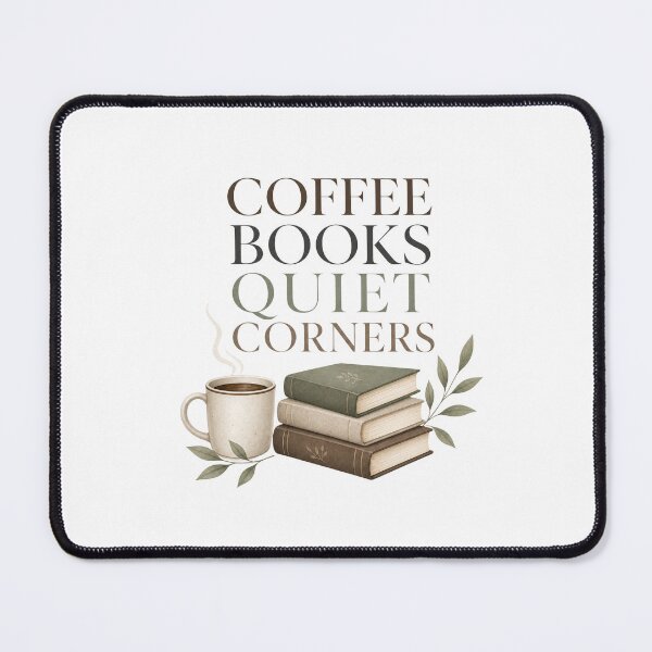 Item preview, Coffee Books Quiet Corners - Bookish Reading Design designed and sold by GoverArt.