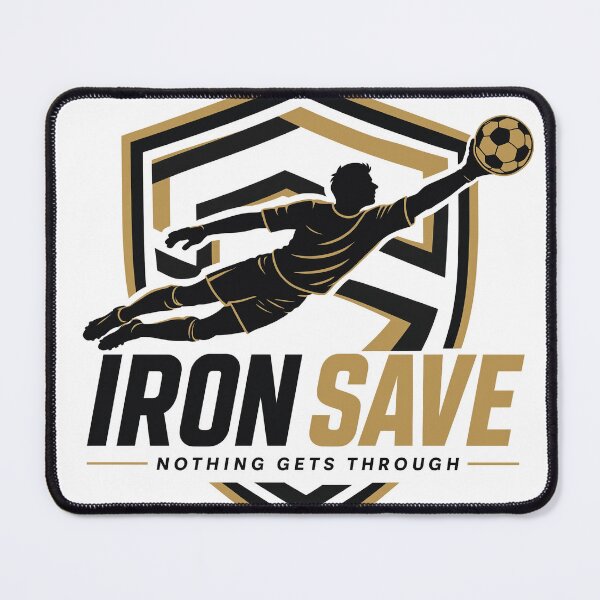 Item preview, Soccer player kicking ball in shield emblem. Dynamic athlete performing powerful strike on sports logo. Team spirit and determination concept design. designed and sold by Creative88Art.