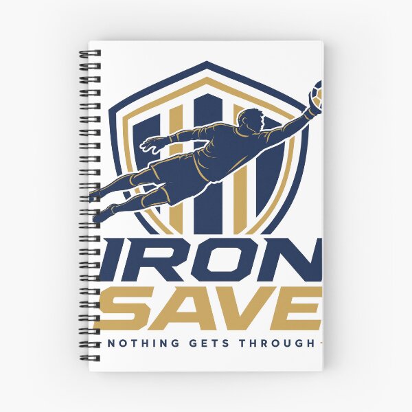 Item preview, Goalkeeper diving to save soccer ball. Football player blocking shot in dramatic action pose. Heroic sports defender emblem for team branding. designed and sold by Creative88Art.