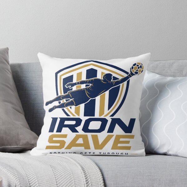 Item preview, Goalkeeper diving to save soccer ball. Football player blocking shot in dramatic action pose. Heroic sports defender emblem for team branding. designed and sold by Creative88Art.