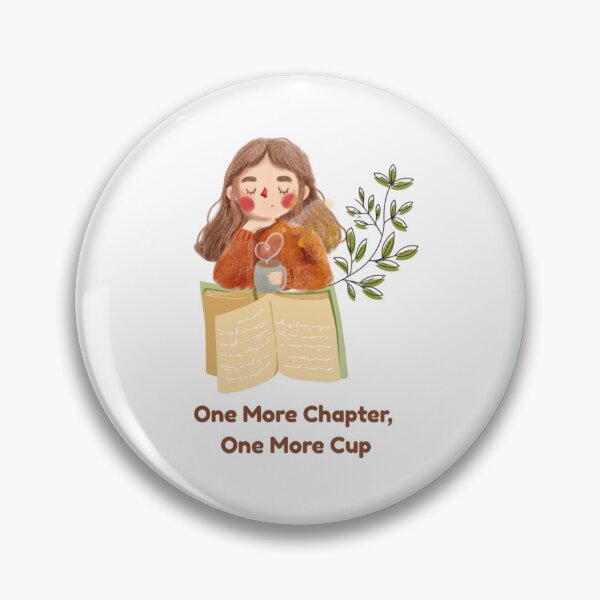 Item preview, One More Chapter, One More Cup | Cozy Book Lover Design designed and sold by NovaNest  Studio.