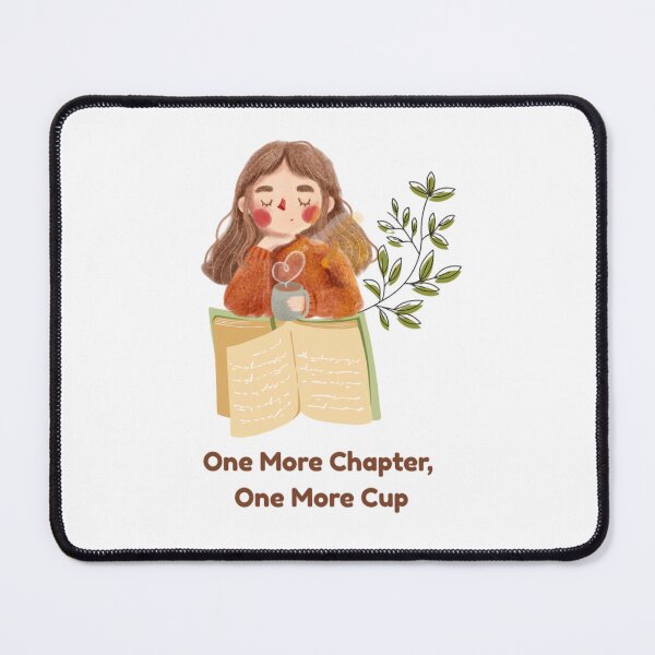 Item preview, One More Chapter, One More Cup | Cozy Book Lover Design designed and sold by NovaNest Studio.