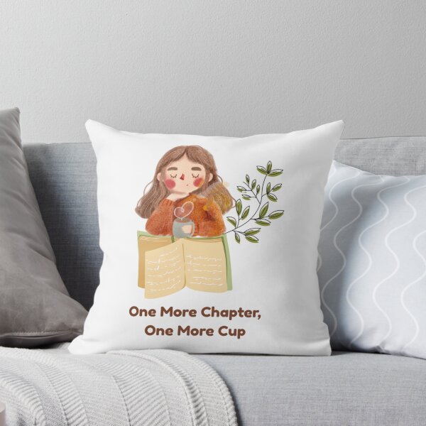 Item preview, One More Chapter, One More Cup | Cozy Book Lover Design designed and sold by NovaNest  Studio.