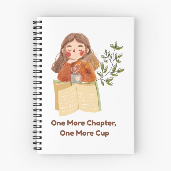Item preview, One More Chapter, One More Cup | Cozy Book Lover Design designed and sold by NovaNest  Studio.