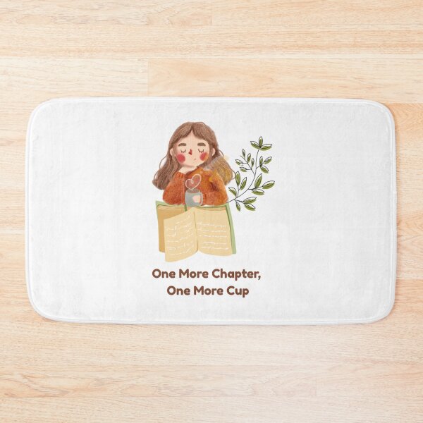 Item preview, One More Chapter, One More Cup | Cozy Book Lover Design designed and sold by NovaNest  Studio.