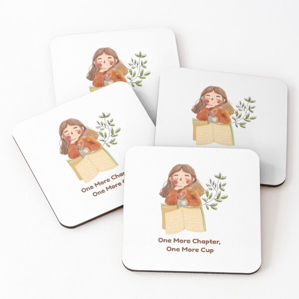 Item preview, One More Chapter, One More Cup | Cozy Book Lover Design designed and sold by NovaNest  Studio.