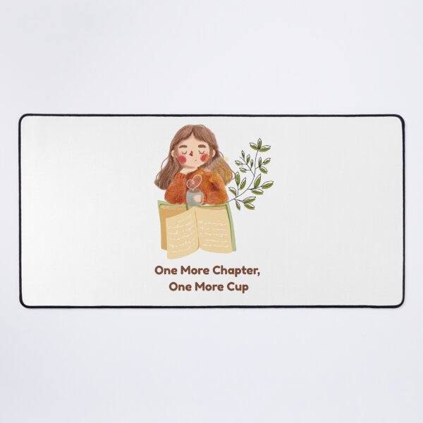 Item preview, One More Chapter, One More Cup | Cozy Book Lover Design designed and sold by NovaNest Studio.