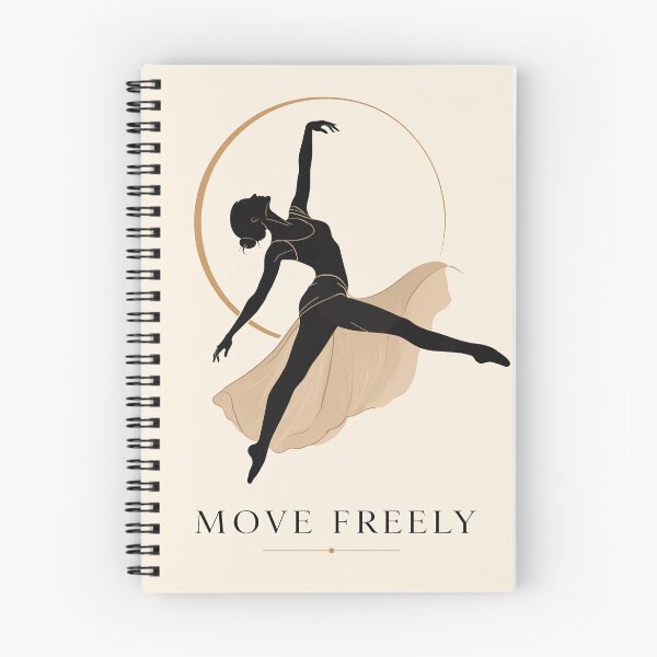 Item preview, Silhouette dancer in mid-leap pose. Graceful athletic movement against golden circle backdrop. Artistic freedom and motion concept illustration. designed and sold by Creative88Art.