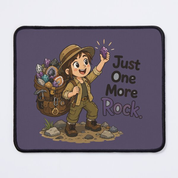 Item preview, Just One More Rock Funny Rock Collecting Geology designed and sold by SimplePoDesign.