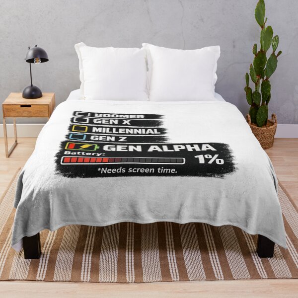 Item preview, Gen Alpha Battery 1% Funny Gift designed and sold by SHREE ART STUDIO.