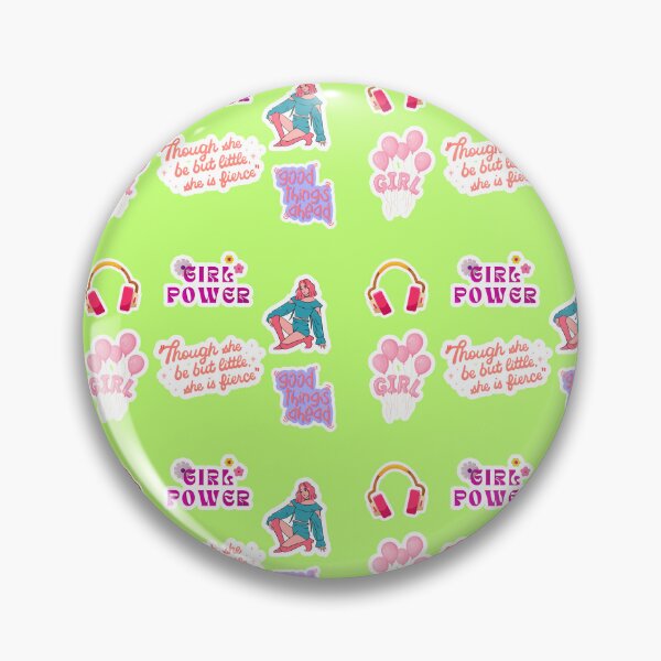 Item preview, Y2K Pink Aesthetic Girl Power Inspirational Sticker Pack designed and sold by ChibiBloom.