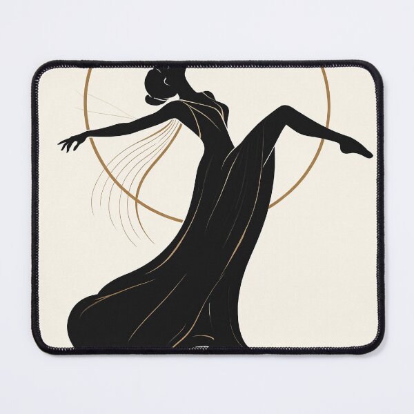 Item preview, Silhouette dancer in mid-air leap. Graceful movement illustration with dynamic pose. Artistic freedom and motion concept. designed and sold by Creative88Art.