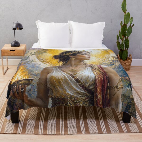 Item preview, Greek Goddess Hestia painting. designed and sold by GalleryKauffeld.