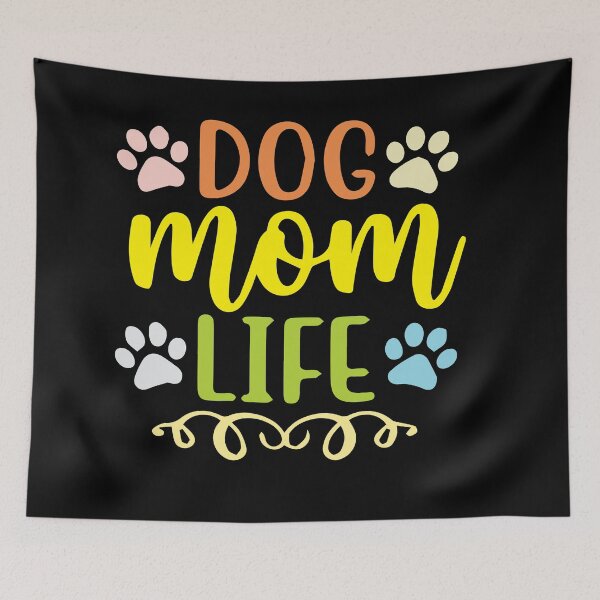 Item preview, dog mom life designed and sold by ManikRaja.