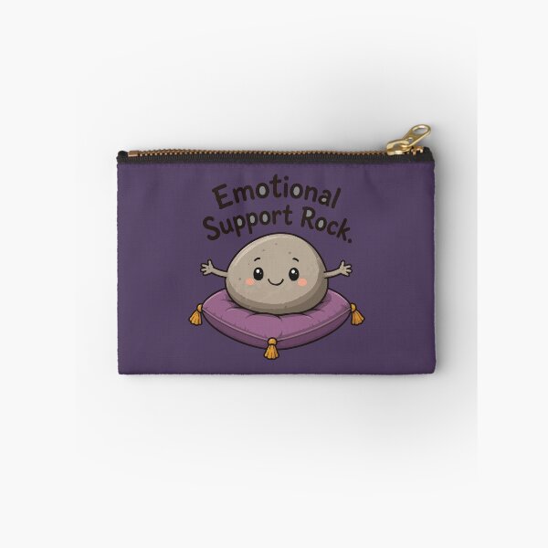 Item preview, Emotional Support Rock Cute Kawaii Funny Mental Health designed and sold by SimplePoDesign.