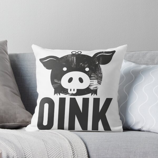 Item preview, Cute Oink Pig Modern Typographic Design designed and sold by VectorForge.