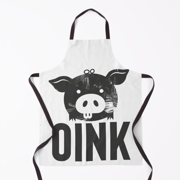 Item preview, Cute Oink Pig Modern Typographic Design designed and sold by VectorForge.