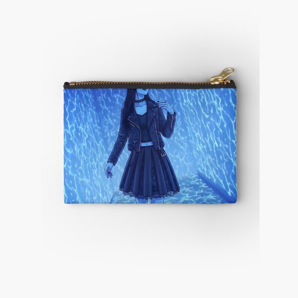 Item preview, Gothic Alt Girl in Glowing Blue Energy Room designed and sold by D6rkT3chDemon.