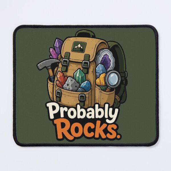 Item preview, Probably Rocks Funny Rockhound Geology Collector designed and sold by SimplePoDesign.