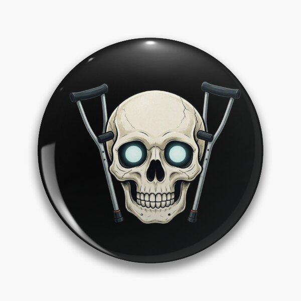Item preview, Skull and Crutches   designed and sold by TheEndDesign.
