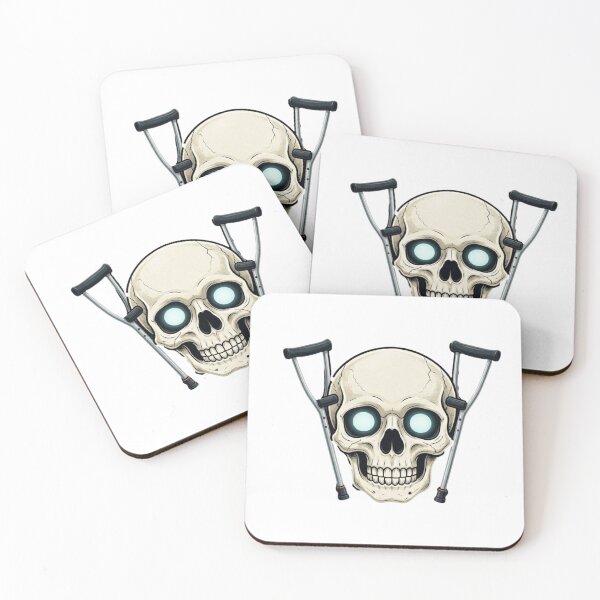 Item preview, Skull and Crutches   designed and sold by TheEndDesign.
