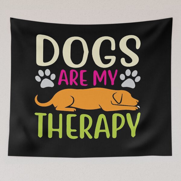 Item preview, dog are my therapy designed and sold by ManikRaja.