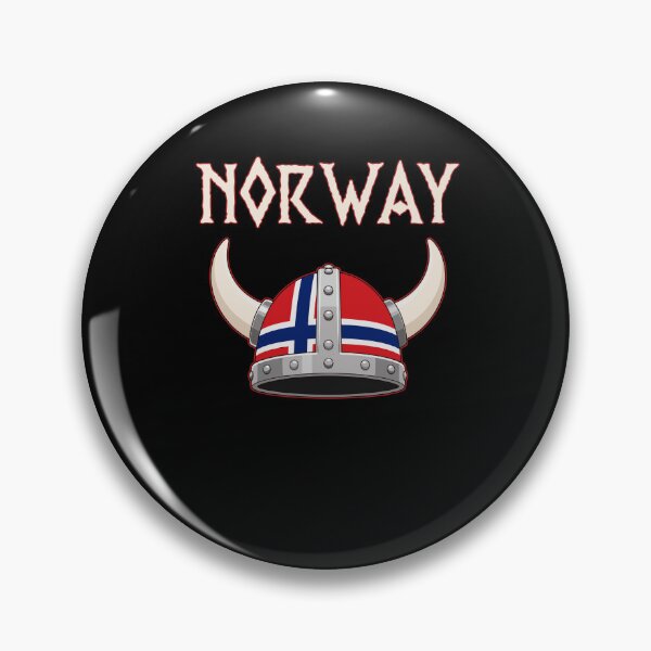 Item preview, Norway Viking Helmet Norwegian Flag Scandinavian Pride  designed and sold by mareix.