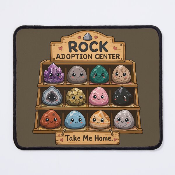 Item preview, Rock Adoption Center Cute Kawaii Geology Lover designed and sold by SimplePoDesign.